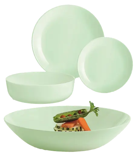 Сервіз Luminarc Diwali Paradise Green, 19 предметів - фото 1