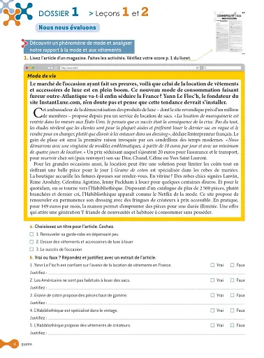 Cosmopolite 4 - Pack Cahier d'activités + Version numérique - фото 3