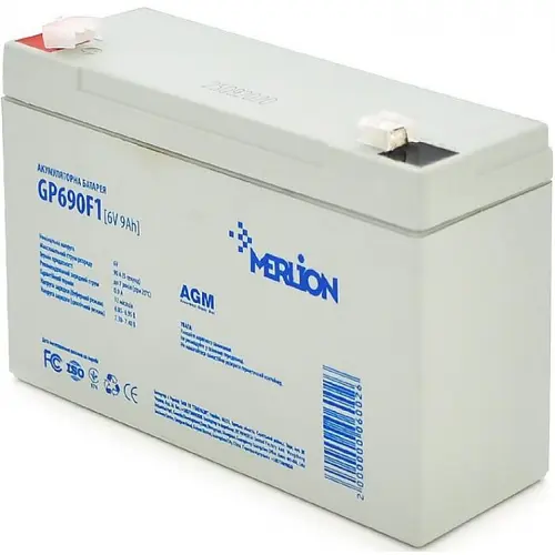 Акумулятор Merlion AGM GP690F1 6V 9Ah