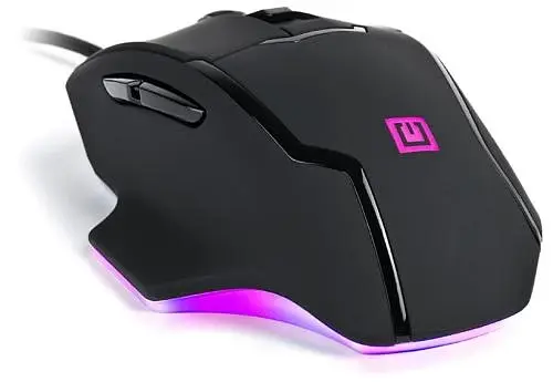 Мышь REAL-EL RM-555, Black, USB, оптическая, 800/1200/1600/2400 dpi, 6 кнопок, 1,8 м, встроенная подсветка (RM-555) - фото 6