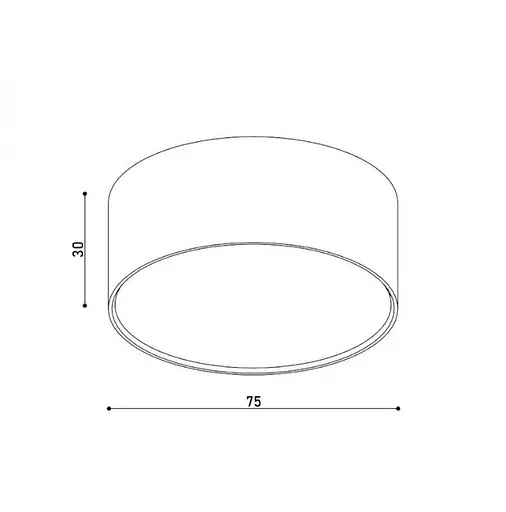 Світильник точковий KLOODI KD-ROY75 7W 3К IP44 WH - фото 2