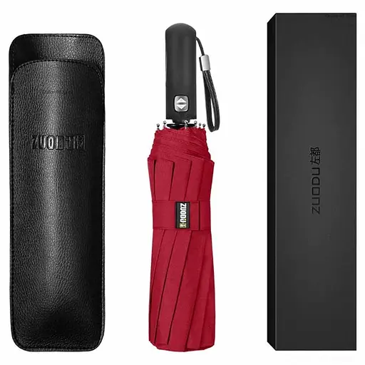 Зонт складной автоматический Xiaomi Zuodu Red (ZD001)  - фото 3
