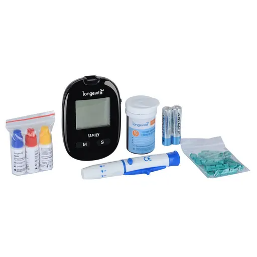 Глюкометр Longevita Family Система для вимірювання глюкози в крові (6806076) - фото 4