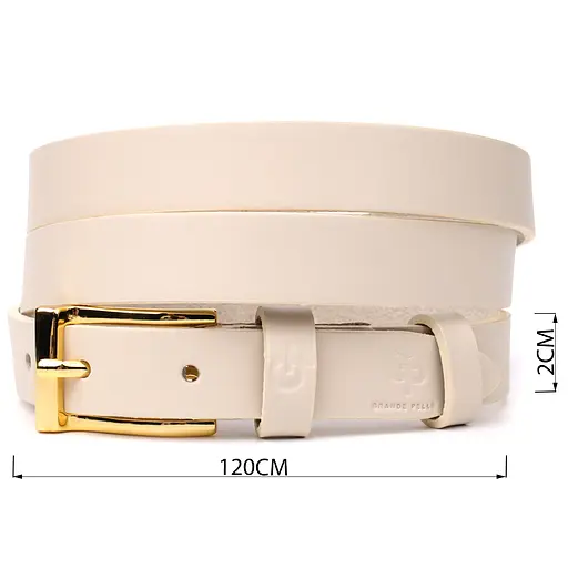 Ремінь шкіряний Grande Pelle для жінок 120х2 см красивий тонкий acs0029632 - фото 3