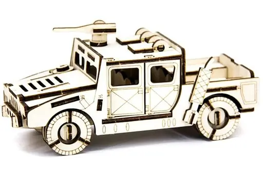 Дерев'яний конструктор Хаммер 74 деталі - фото 4