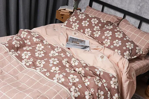 Комплект постільної білизни Moon&Star Бязь Gold Люкс Daisy King Size 220x240 наволочки 2х50х70 - фото 4