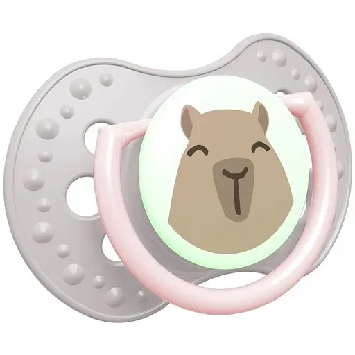 Пустышка силиконовая динамическая LOVI CapiChill 18+ месяцев 2 шт. розовая (22/934girl) - фото 2