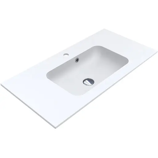 Умивальник Miraggio Della 900 mirasoft 0001071, Білий матовий - фото 1