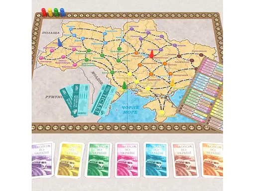 Настольная игра Галопом по Украине, Artos - фото 4