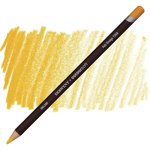 Карандаш цветной Derwent Coloursoft С060 Оранжевый бледный