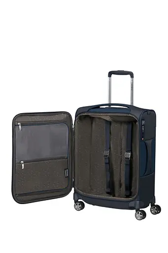 Чемодан 55 См Samsonite D'LITE DARK BLUE 55x40x20 KG6*11308 - фото 2
