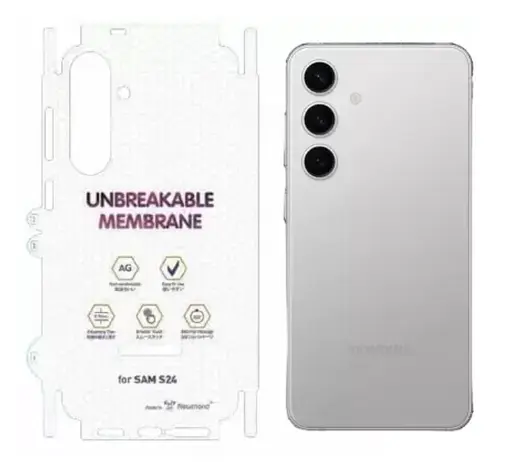 Защитная пленка DK AG Matte Unbreakable Membrane HydroGel 360° для Samsung Galaxy S24 (S921) (clear) - фото 2