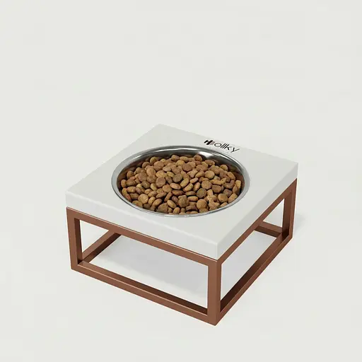 Hollky Base Solo S — миска на підставці для котів і маленьких собак (1 × 0,45 л)