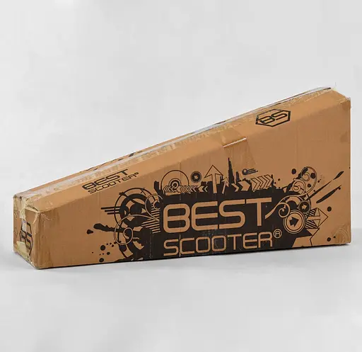 Самокат Maxi Best Scooter 59х14х27 см Чорно-червоний 000231470 - фото 3