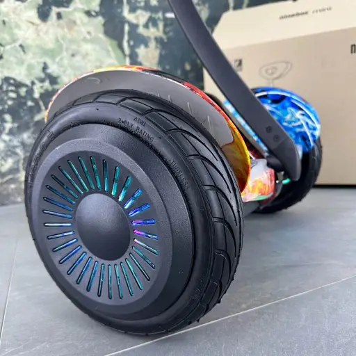 Гироскутер Ninebot Mini С Ручкой Огонь и лед - фото 4