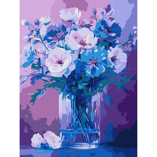 Картина за номерами "Ніжні квіти" ©art_selena_ua Ідейка KHO3323, 30х40 см - фото 1