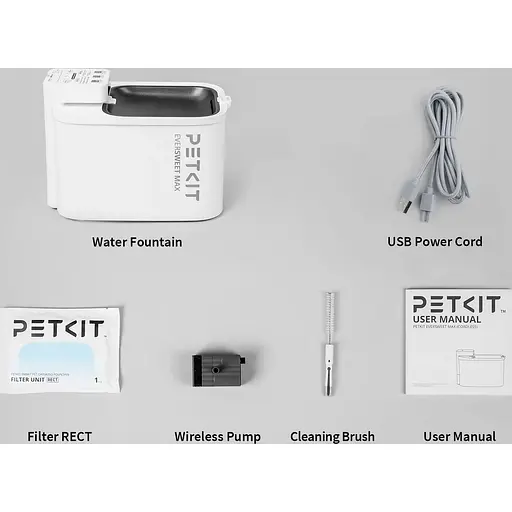 Поїлка для тварин Petkit Eversweet Max Smart Pet Drinking Fountai P4115 White (122383) - фото 9