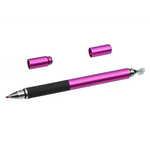 Стилус ємнісний, високоточний Jot Pro з капілярною ручкою, алюмінієвий, рожевий - фото 1