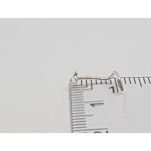 Срібна сережка-пірсинг в ніс Dear. 1003С - фото 2