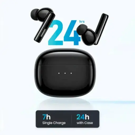 Бездротові навушники Ugreen WS106 HiTune T3 Active Noise-Cancelling Wireless Earbuds Black (UGR-90401) - фото 2