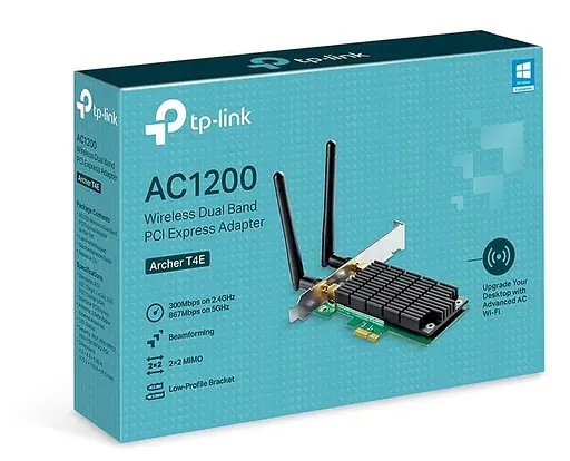 WiFi-адаптер TP-Link Archer T4E AC1200 PCI Express (ARCHER-T4E) - фото 3