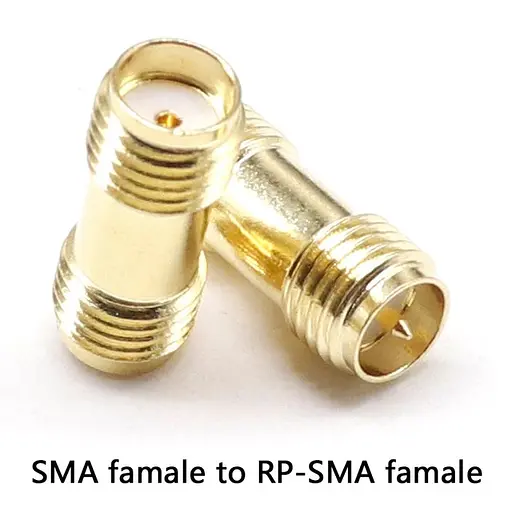 SMA переходник с SMA female на RP-SMA female со штырьком с 1-й стороны (100851) - фото 3