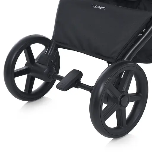 Детская прогулочная коляска-книга El Camino ME 1138 Spin 360 Black Черная - фото 7