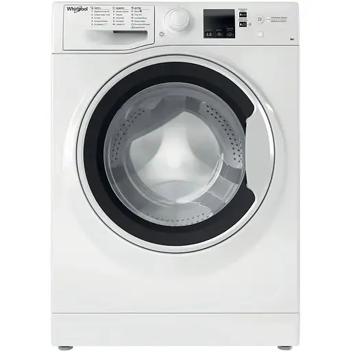 Стиральная машина Whirlpool WRBSS 6239 W RU 6 кг фронтальная 16 программ скорость отжима 1200 об/мин дисплей инвертор класс энергопотребления A+++ 85x42.5x59.5 см White