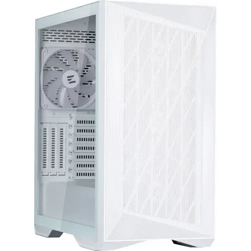 Корпус Zalman Z9 Iceberg MS, White, Mid Tower, без БЖ, для E-ATX / ATX / Micro ATX / Mini ITX, 1xType-C / 2xUSB 3.0 / 2xUSB 2.0, макс. CPU - 185 мм / VGA - 390 мм, 4x140 мм ARGB, бічна панель із загартованого скла - фото 2