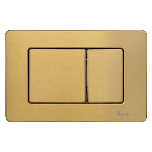 Кнопка змиву Imprese i7112SG золото сатин - фото 1