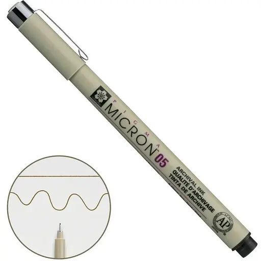 Лінер Pigma Micron (0.5) 0.45 мм Сепія Sakura - фото 1