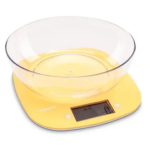 Кухонные настольные электронные весы для взвешивания продуктов Magio MG-290 с чашей для дома кухни до 5кг. - фото 1