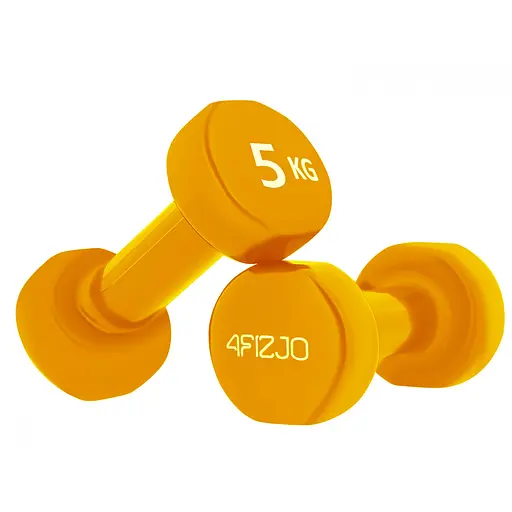 Гантели виниловые 4FIZJO 2 x 5 кг 4FJ0210 (P-5907739312808) - фото 1