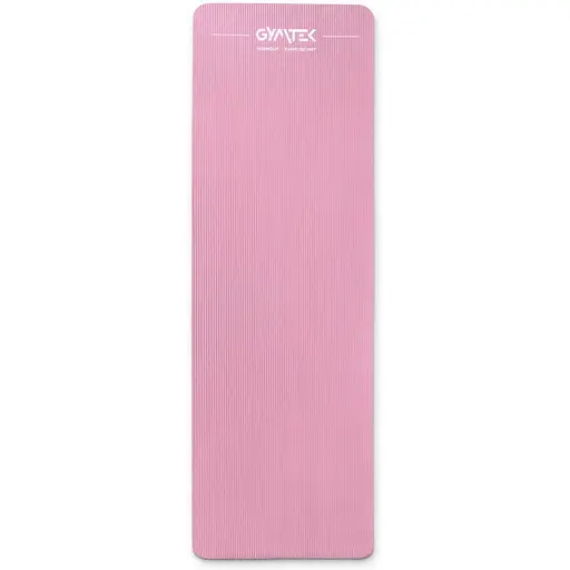 Коврик (мат) для йоги и фитнеса Gymtek NBR 1,5см розовый - фото 5