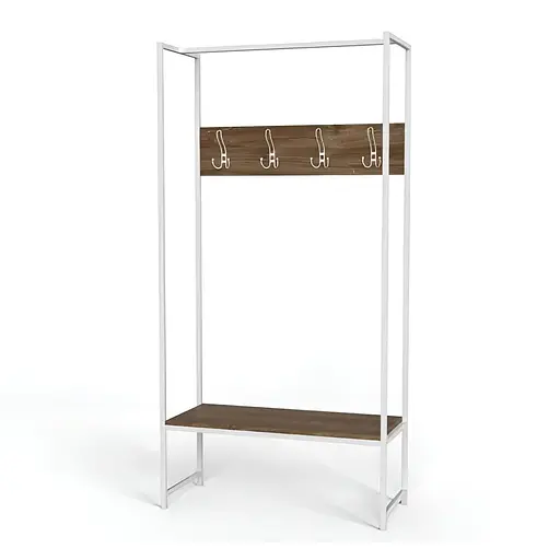 Вішалка модульна підлогова Треліс 12 180x90x38 білий ДСП Дуб Таверна 16 мм 16мм FRD-104315
