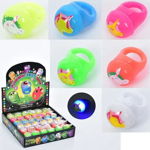 Каблучка Єдиноріг 4.5 см, світло, на батарейках (В асортименті) - фото 2