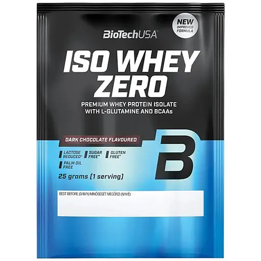 Протеїн BiotechUSA IsoWhey Zero Lactose Free Dark chocolate 25 г