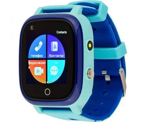 Детские часы-телефон Amigo GO005 Thermometer 4G WI-FI голубые - фото 2