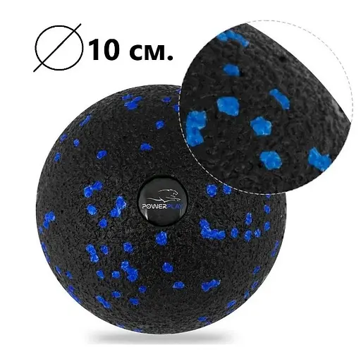 Набір м'ячів для масажу та йоги PowerPlay PP_4090 EPP (Комплект з 2 штук) Blue (PP_4090_Blue) - фото 3