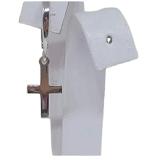 Серебряная моносерьга Vegas Крестик. 20196/1Р