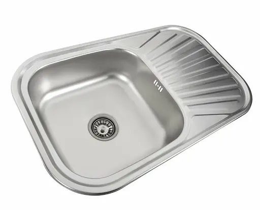 Кухонна мийка Platinum 7848 сатин (SP000000518) - фото 4