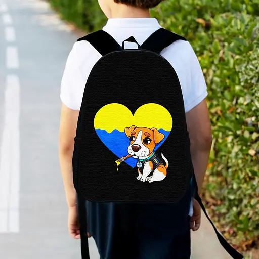 Рюкзак дитячий Пес Патрон 34х27см, міський ранець для хлопчика з принтом (00321)