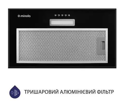 Вытяжка Minola HBI 5614 BL 1000 LED полностью встраиваемая - фото 4