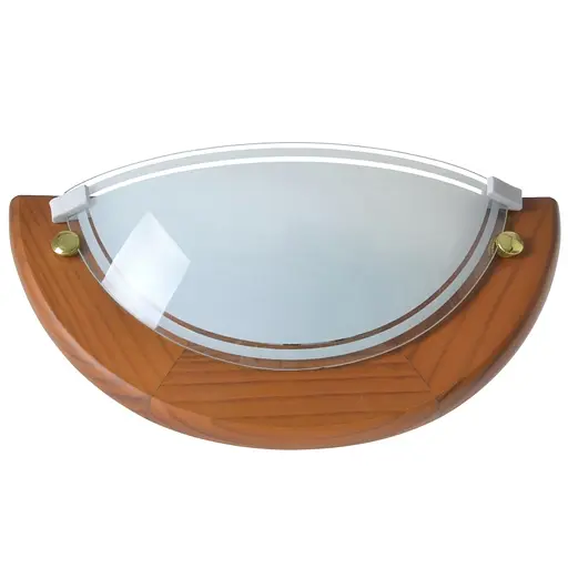 Бра Brille PK-040/1P-12 настінне накладне дерев'яне у ванну половинка - фото 2
