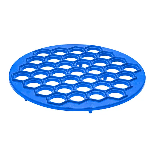 Пластикова пельменниця (форма для приготування пельменів) Ø26 см, Kitchette Синій 86636 - фото 3