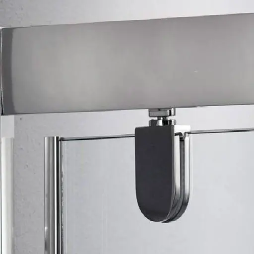 Душевая кабина Dusel A-516 100x100x190 шиншилла, Универсальная, матовый, хром, 100x100 - фото 4