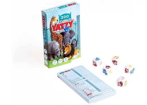 Настільна гра Smart Яцзи. Зоопарк (Zoo Yatzy) (англ.) + QR-код на укр. правила (YTZ002) - фото 2
