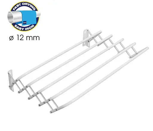 Сушилка для белья настенная Casa Si Towel Flex 6 White (CS92197X10) (DAS302386) - фото 2