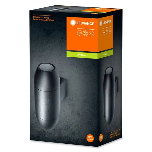 LEDVANCE Cвітильник GU10 фасадний IP44 EENDURA CANNON WALL UPDOWN чорний - фото 5