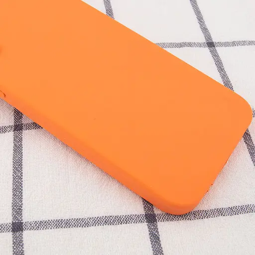 Чохол Epik Silicone Case Square Full Camera Protective AA No Logo для Apple iPhone 7 plus/8 plus 5.5 Помаранчевий/Papaya - фото 2